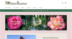 Desktop Screenshot of northlandrosarium.com